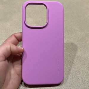 Velvet caviar silicone iPhone 14 pro case